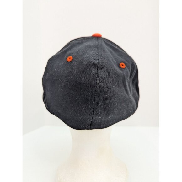 Official Pacific Headwear Baseball Central Fitted Cap Black Med-XL 7 3/8 - 8 - Picture 6 of 8